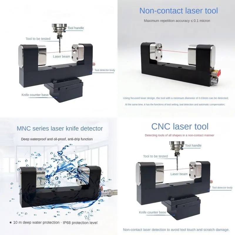 Cnc Milling Machine - 밀링머신용 보정툴세터, 5방향 측정 기능이 있는