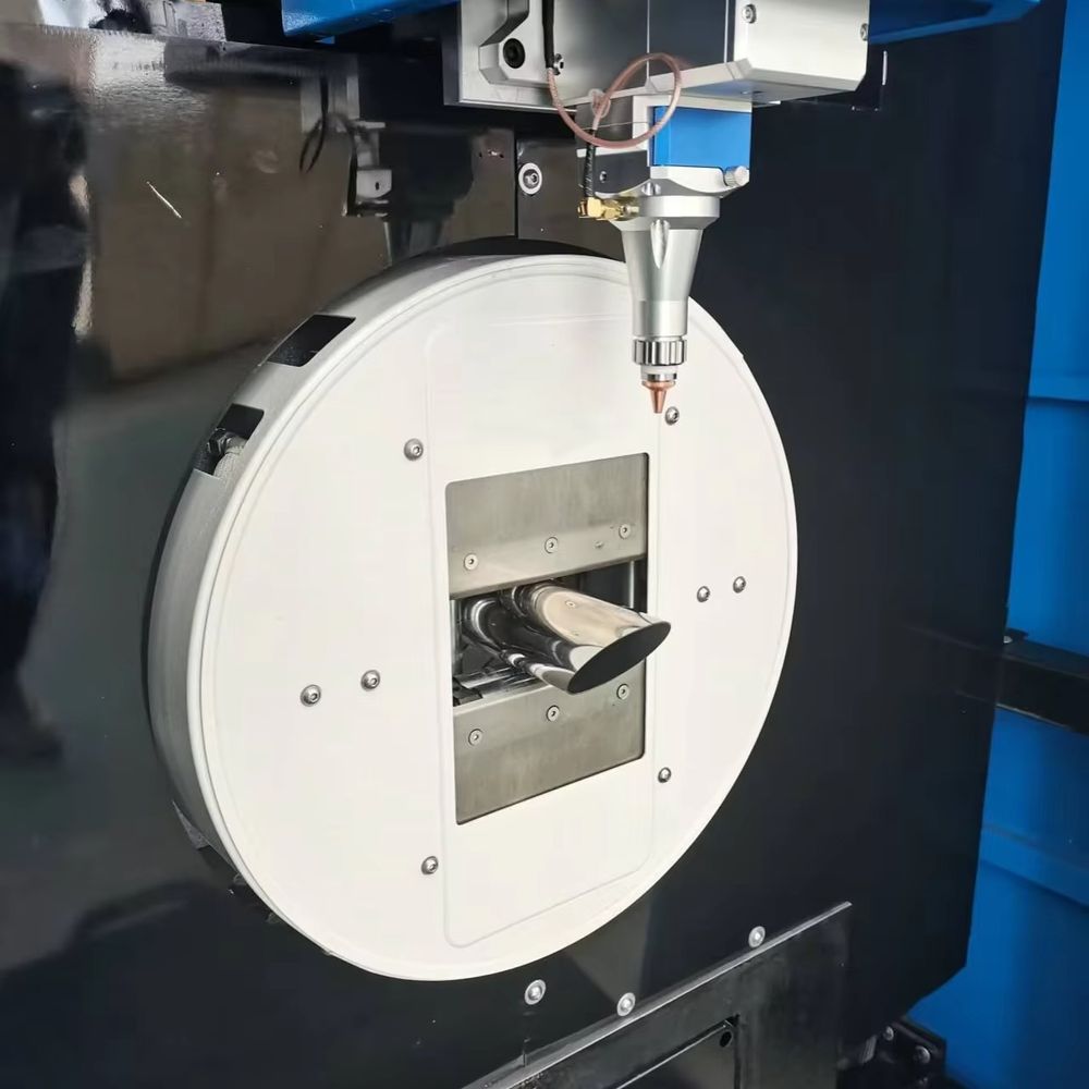 Industrial Fiber Laser Cutting Machine - 금속 튜브 파이버 레이저 절단기 (원형