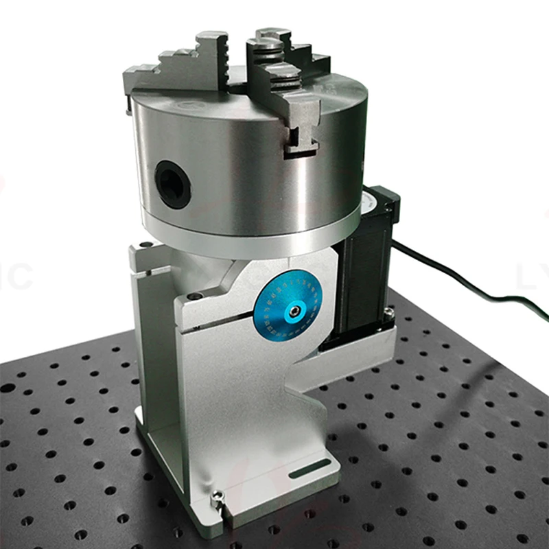 Rotary Axis Laser Engraver - 3클로스 스루홀 로터리 축 4번째 회전