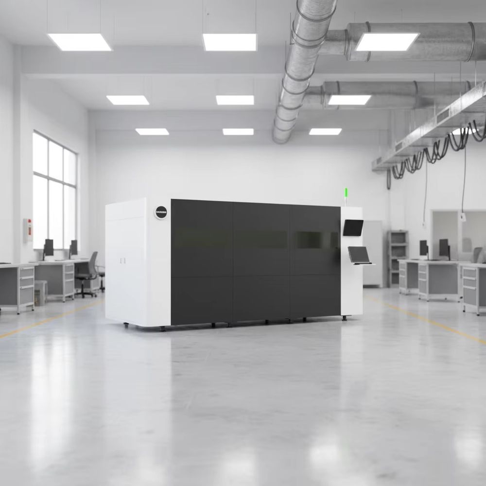 Industrial Fiber Laser Cutting Machine - 3000W CNC 풀커버 단일 플랫폼 광섬유