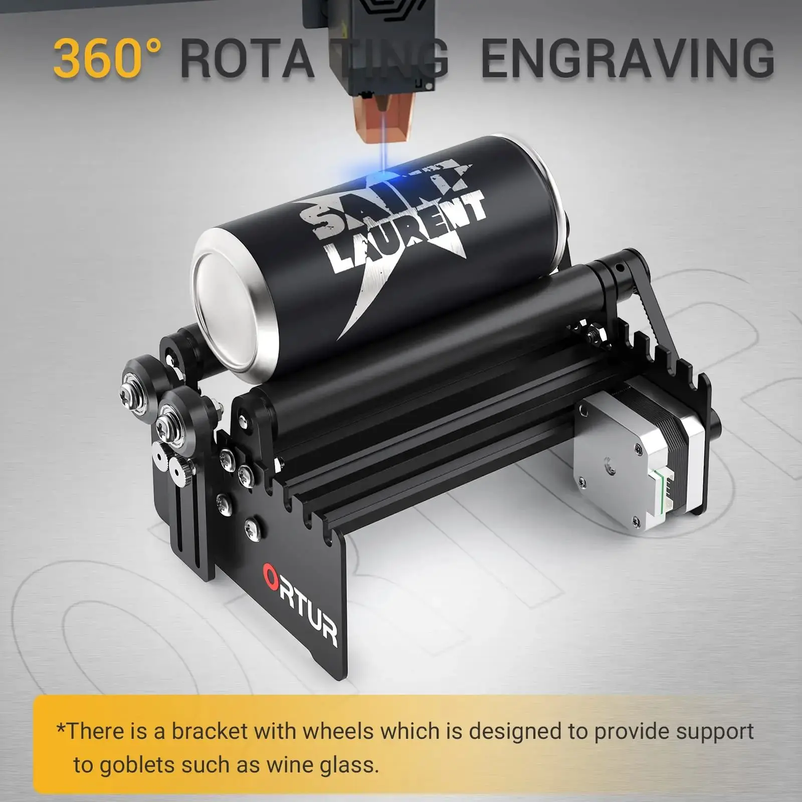 Rotary Axis Laser Engraver - ORTUR 레이저 로터리 롤러 도구 부품