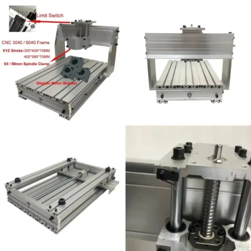 Cnc Milling Machine - 알루미늄 CNC 3040 6040 프레임 키트