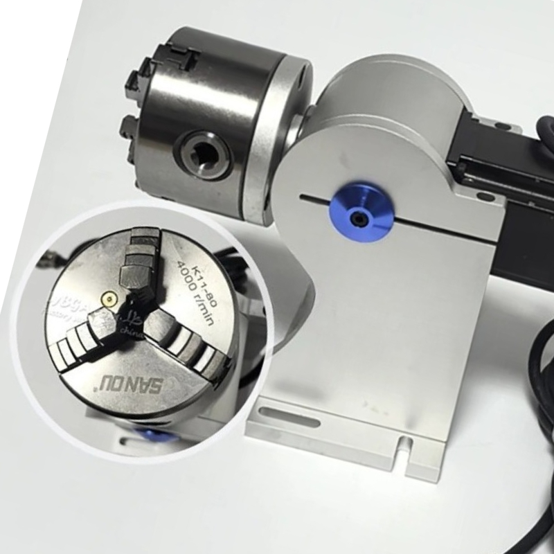 Rotary Axis Laser Engraver - 새로운 D80 80mm 척 A축 Nema23