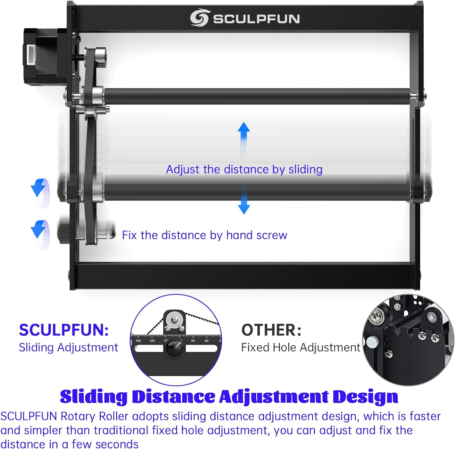 SCULPFUN 레이저 로터리 롤러 레이저 조각기 Y축 - Rotary Axis Laser Engraver 리뷰 및 가격