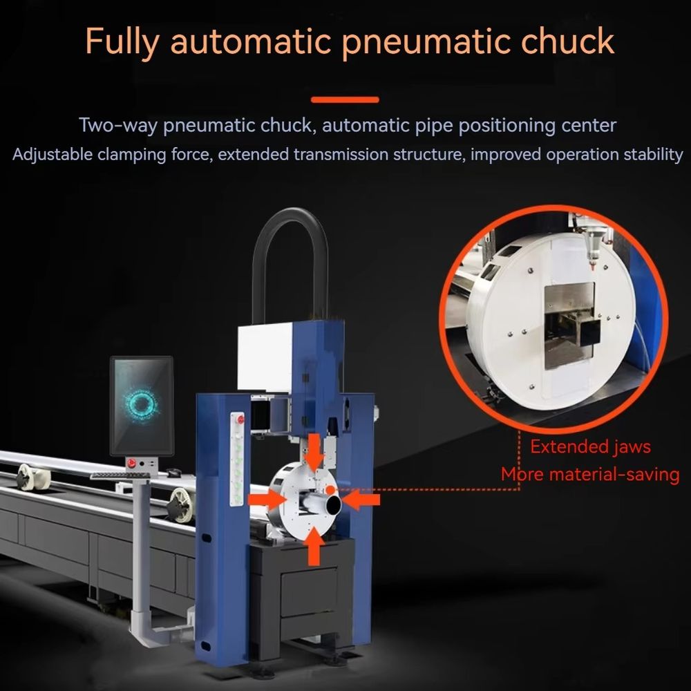 금속 튜브 파이버 레이저 절단기 (원형 튜브, 사각 튜 - Industrial Fiber Laser Cutting Machine 리뷰 및 가격