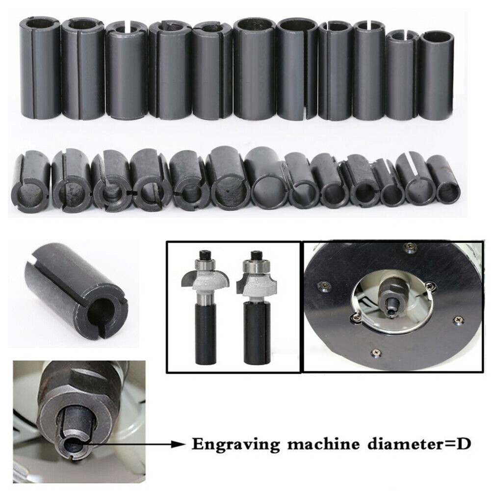 라우터 비트 어댑터 콜릿 6 6.35 8 10 12 1 - Cnc Router Bit 리뷰 및 가격