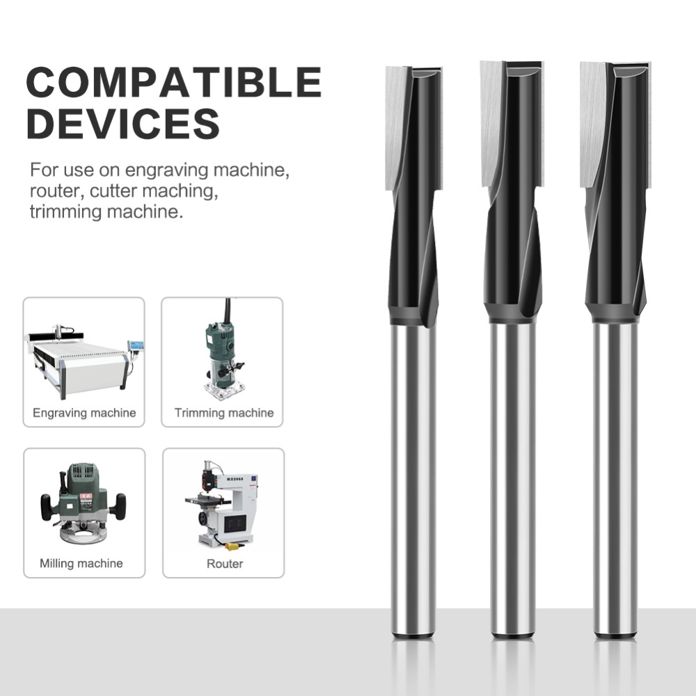 12mm 샹크 스트레이트 라우터 비트, 더블 플루트 카 - Cnc Router Bit 리뷰 및 가격