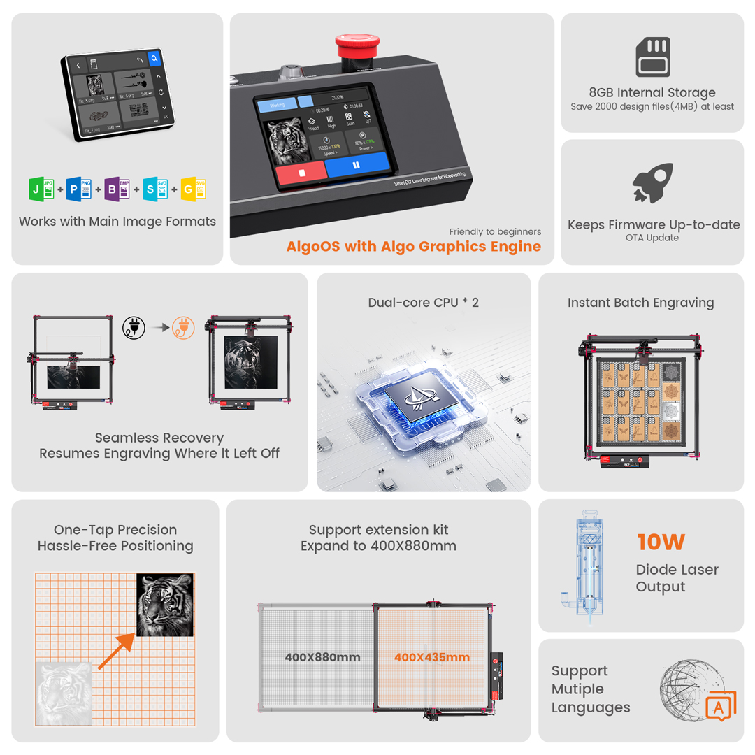 AlgoOS 제어 스마트 고출력 AlgoLaser DI - Industrial Laser Blasting 리뷰 및 가격