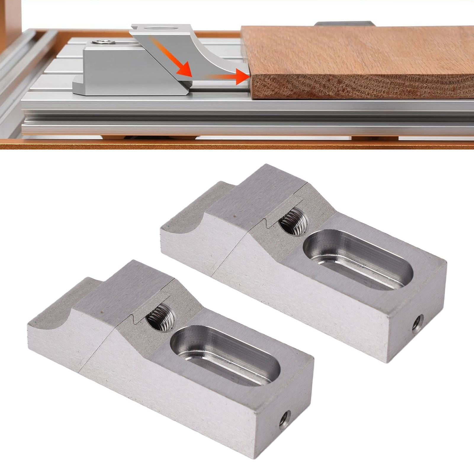 2PCS 사이드 클램프 바이스 S136H 금형강 경화  - Cnc Milling Machine 리뷰 및 가격