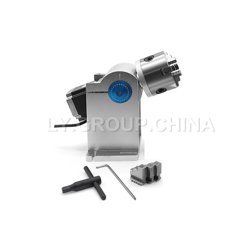 80mm 척 D80 3 클로 로터리 축 파이버 레이저  - Rotary Axis Laser Engraver 리뷰 및 가격