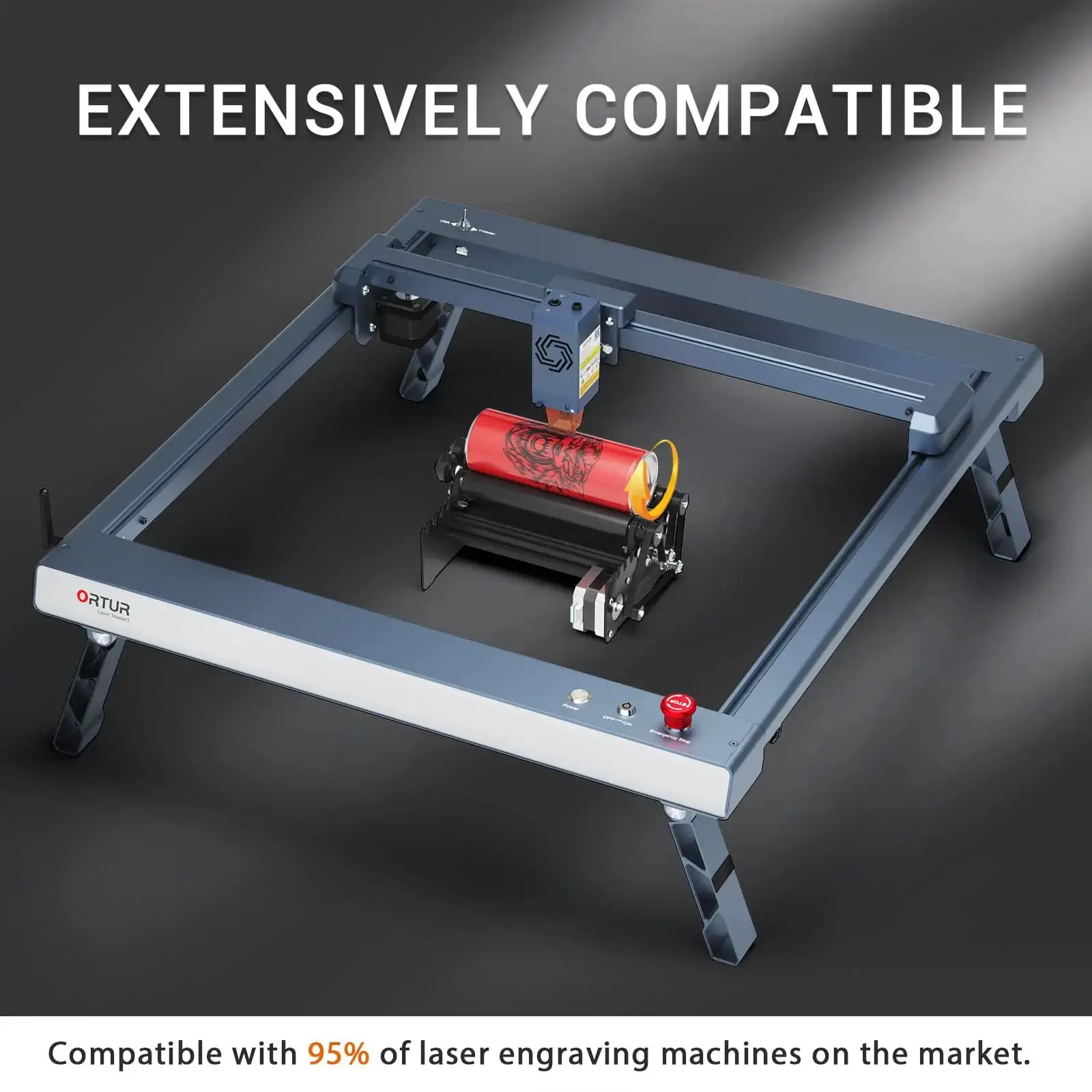 ORTUR 레이저 로터리 롤러 도구 부품 360도 레이 - Rotary Axis Laser Engraver 리뷰 및 가격