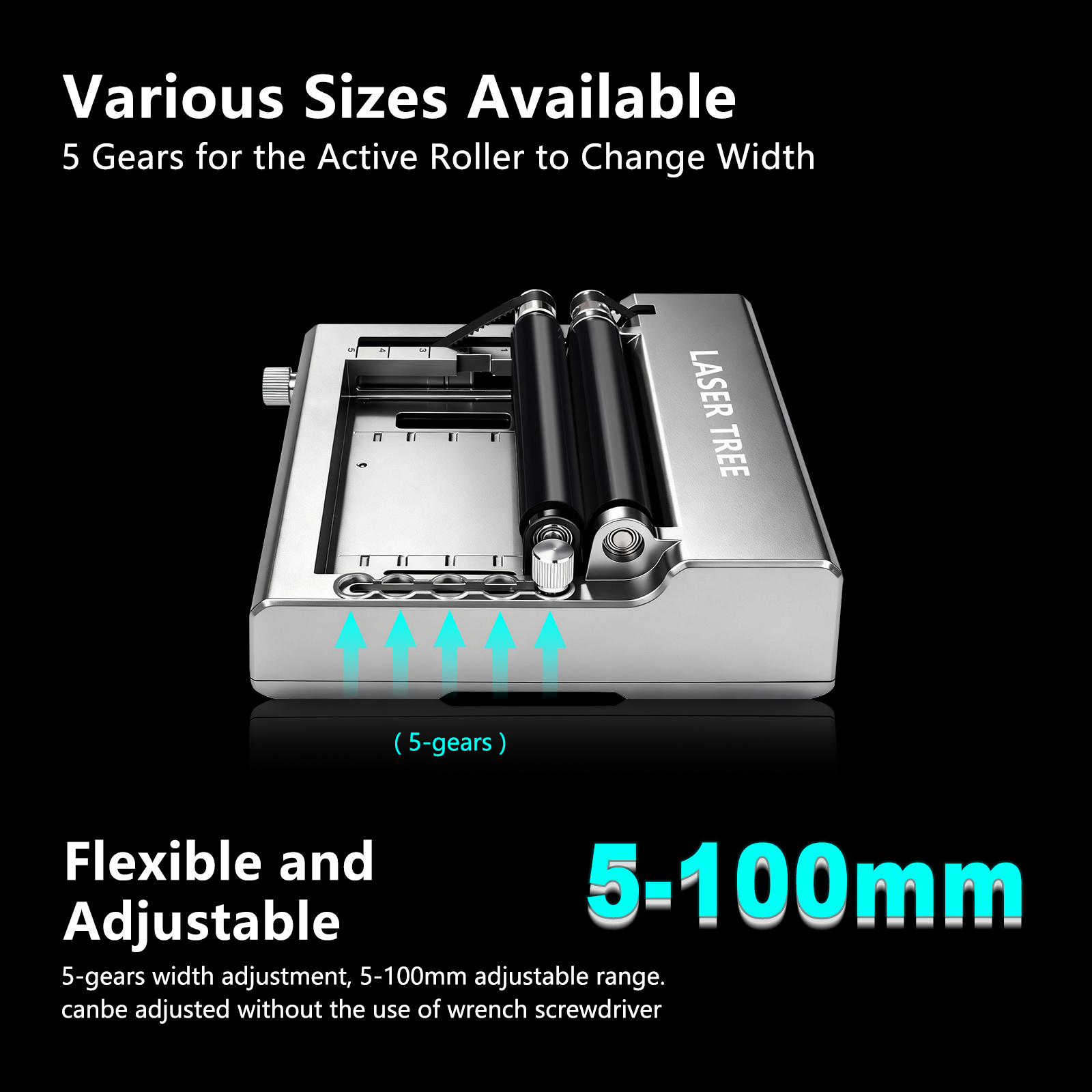레이저 트리 레이저 로터리 롤러 조각기 Y축 로터리 롤 - Rotary Axis Laser Engraver 리뷰 및 가격